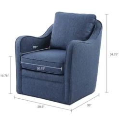 Mitchell Wide Seat Swivel Armchair - Madison Park 16 Mitchell Wide Seat Swivel Armchair - Madison Park -Madison Park Shop GUEST 2eb4a770 fade 443d 8f8c 33be472b7975