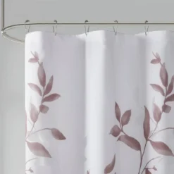 Rosalie Burnout Printed Shower Curtain