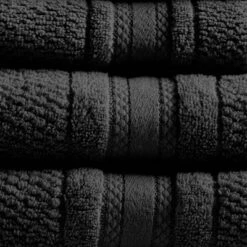 6pc Roman Super Soft Cotton Quick Dry Bath Towel Set Black - Madison Park -Madison Park Shop GUEST 50918ba7 f6b3 4ea5 bdae e5179fea36cf