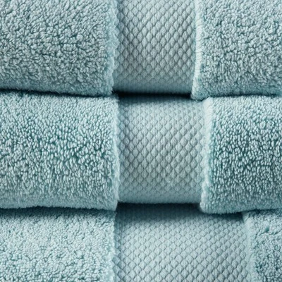6pc Splendor Cotton Bath Towel Set - Madison Park 2 6pc Splendor Cotton Bath Towel Set - Madison Park - Image 2