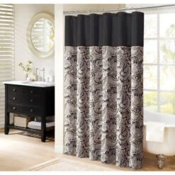 Paisley Jacquard Polyester Shower Curtain 11 Paisley Jacquard Polyester Shower Curtain -Madison Park Shop GUEST 6c1222a0 3adb 44e7 9021 5f4d1dd2408b