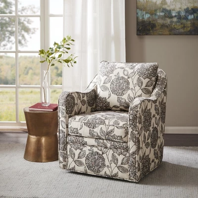 Mitchell Wide Seat Swivel Armchair - Madison Park 1 Mitchell Wide Seat Swivel Armchair - Madison Park