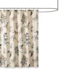 Ramsey Birds Cotton Printed Shower Curtain Khaki -Madison Park Shop GUEST a1f9f9f4 3091 478e b73d 9ed6adedb96f