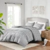 Madison Park 3pc Full/Queen Oakdale Faux Linen Jacquard Duvet Cover Set Gray -Madison Park Shop GUEST a499b5ab c216 4985 ad21 002cdc1f3b7d