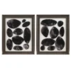 2pc Skipping Stones Geo UV Printed Shadowbox Wall Art Set Black - Madison Park -Madison Park Shop GUEST b344a023 0b9d 4063 87ea 84473a40b258