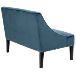 Delaney Swoop Arm Settee Blue 8 Delaney Swoop Arm Settee Blue -Madison Park Shop GUEST bb3327cb 0446 40c4 8b09 d34d8f9c8f7f