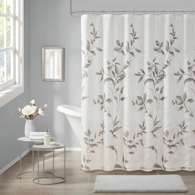 Rosalie Burnout Printed Shower Curtain 7 Rosalie Burnout Printed Shower Curtain - Image 7