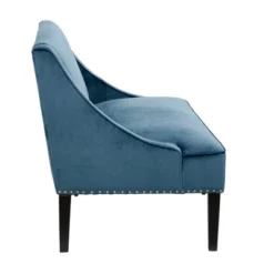 Delaney Swoop Arm Settee Blue 9 Delaney Swoop Arm Settee Blue -Madison Park Shop GUEST c1f1ff1b d429 4082 8036 51a3ce0a03d4