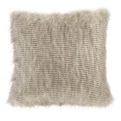 20"x20" Adelaide Faux Fur Square Throw Pillow - Madison Park -Madison Park Shop GUEST d8161225 553f 4e38 9056 01e97ef9fff1