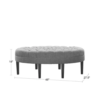 Matthew Surfboard Tufted Ottoman 4 Matthew Surfboard Tufted Ottoman - Image 4