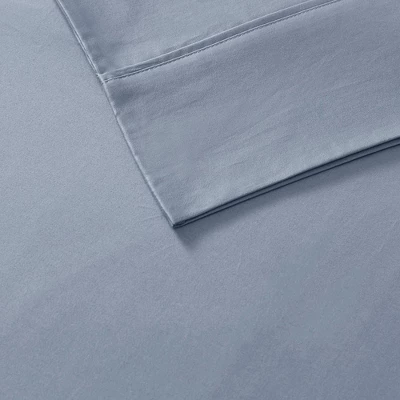 525 Thread Count Solid Cotton Blend Sheet Set 2 525 Thread Count Solid Cotton Blend Sheet Set - Image 2
